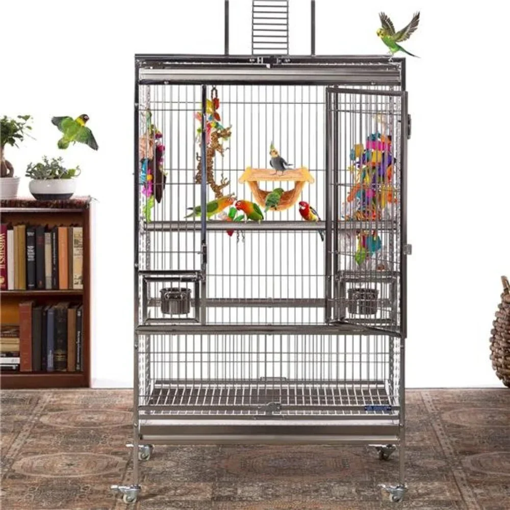 Winter Warm Bird Nest Bed Hanging Hammock Snuggle Hut Parrot House Tent Toy